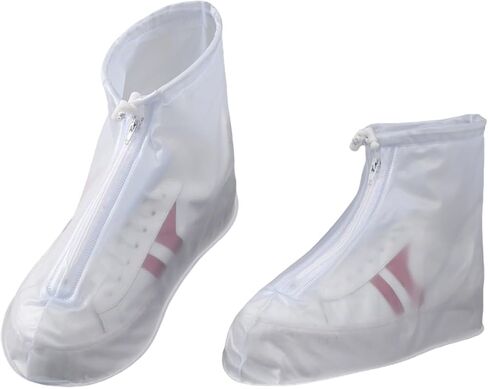 SUJAYU Waterproof Shoe Covers Reusable Shoe Covers for Rain, PVC Shoe Covers Waterproof Shoe Covers for Rain Shoe Covers Outdoor Cycling Hiking Men Women in Kuwait