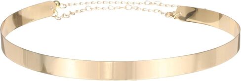 uxcell Metal Waist Belts for Women, Adjustable Waist Chain Belt Body Link Chain Belt for Dresses, Skirt, Jeans, Shirt in Saudi Arabia