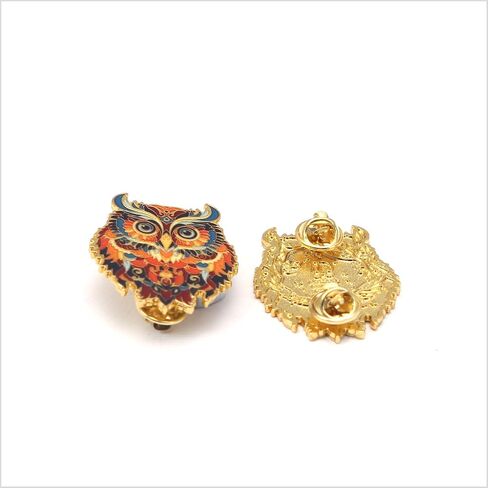 Enamel Pin - Mandala Owl. Collector’s Edition, Durable & Stylish Souvenir Pin for Backpacks, Jackets, Hats, and Accessories in Kuwait