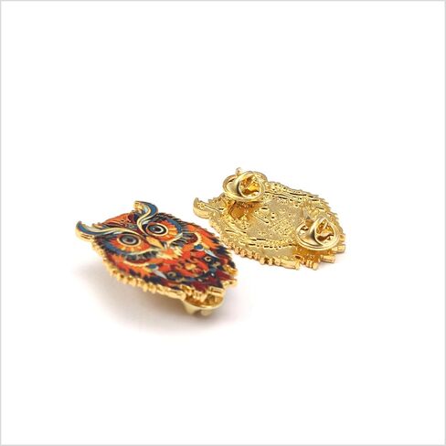 Enamel Pin - Mandala Owl. Collector’s Edition, Durable & Stylish Souvenir Pin for Backpacks, Jackets, Hats, and Accessories in Kuwait