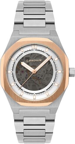 Thomas Earnshaw Drake Skeleton Men's Automatic Skeleton 42mm Watch with Stainless Steel Bracelet ES-8142 in Saudi Arabia