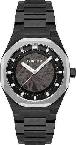 Thomas Earnshaw Drake Skeleton Men's Automatic Skeleton 42mm Watch with Stainless Steel Bracelet ES-8142 in Saudi Arabia