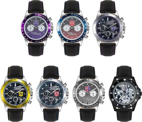 Infantry Officially Licensed Transformers Watch for Men & Teens, Mystery Blind Box Collectible Wrist Watch Featuring Optimus Prime, Megatron, Bumblebee, Military Style Chronograph, Creative Gift in Saudi Arabia