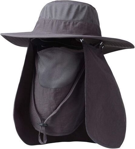 Fishing Hat,Sun Cap with UPF 50+ Sun Protection and Neck Flap,for Man and Women in Saudi Arabia