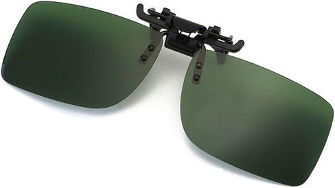 Polarized Clip-on Sunglasses with Flip Up Function Anti-Glare UV400 Driving Glasses for Prescription Glasses in Saudi Arabia