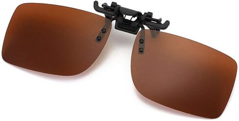 Polarized Clip-on Sunglasses with Flip Up Function Anti-Glare UV400 Driving Glasses for Prescription Glasses in Saudi Arabia