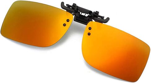 Polarized Clip-on Sunglasses with Flip Up Function Anti-Glare UV400 Driving Glasses for Prescription Glasses in Saudi Arabia