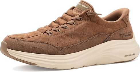 حذاء Skechers للرجال مصنوع من إسفنج محيطي مريح مناسب كالفورو بدون استخدام اليدين in Kuwait