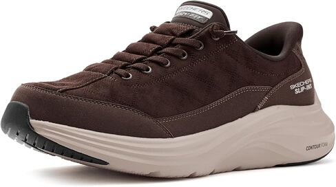 حذاء Skechers للرجال مصنوع من إسفنج محيطي مريح مناسب كالفورو بدون استخدام اليدين in Kuwait