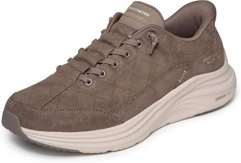 حذاء Skechers للرجال مصنوع من إسفنج محيطي مريح مناسب كالفورو بدون استخدام اليدين in Kuwait