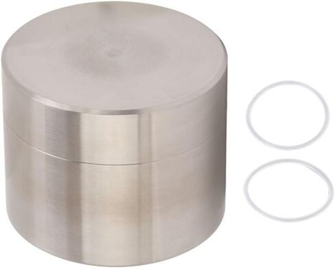 ‌Stainless Steel Pill Container with Silicone Seal – 3-Size Water Proof Storage Box for Portable Home, Office & Travel, Leak-Proof Design(Medium Size) in Kuwait