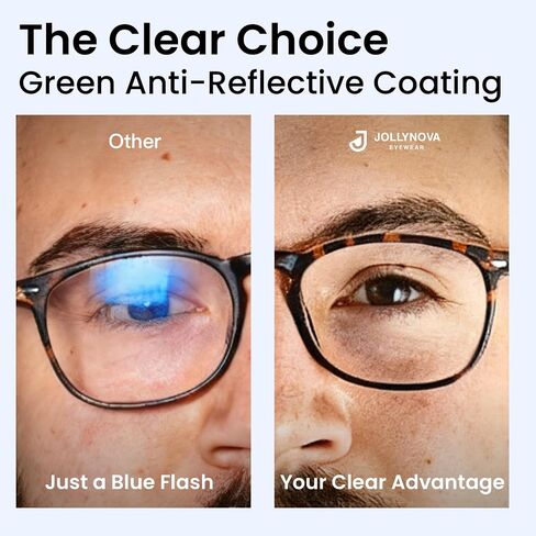 JOLLYNOVA HD7 Progressive Multifocal Reading Glasses RT543, No-Line Readers, Blue Light Blocking, Near to Far Vision in Saudi Arabia