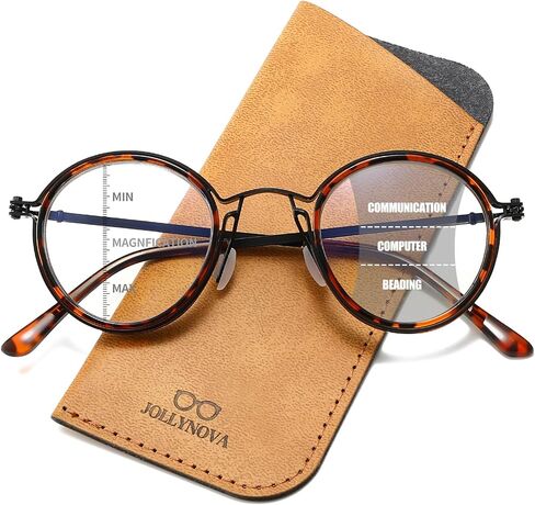 JOLLYNOVA HD7 Progressive Multifocal Reading Glasses RT543, No-Line Readers, Blue Light Blocking, Near to Far Vision in Saudi Arabia