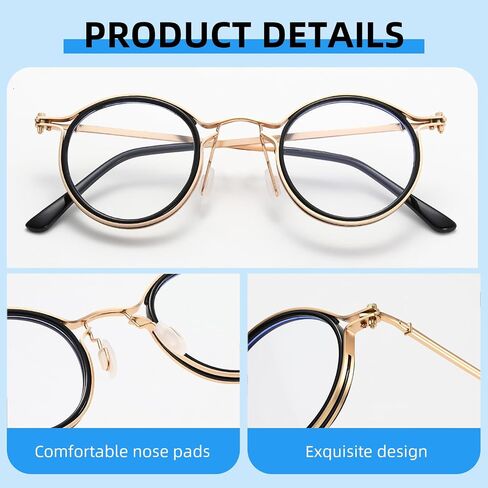 JOLLYNOVA HD7 Progressive Multifocal Reading Glasses RT543, No-Line Readers, Blue Light Blocking, Near to Far Vision in Saudi Arabia