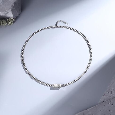 Personalized Dad Necklace with Kids Names – Custom Engraved Name Pendant for Men in Silver – Father’s Day Gift for Him, Husband or Grandpa – 1–10 Names, Front & Back Engraving in Kuwait