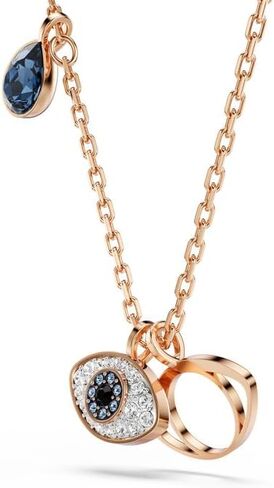 قلادة سواروفسكي سيمبوليكا، عين، متعددة الألوان، ذهب وردي-tSwarovski One مطلي in Kuwait