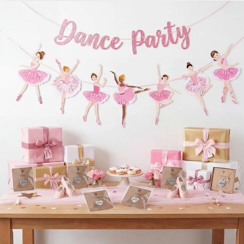 Tondiamo 24 Sets Ballerina Dance Necklace Bulk Dance Recital Gifts Adjustable Ballet Pendant Necklace with Inspirational Card Ballet Jewelry Accessories for Team Graduation Ballerina Party Favors in Kuwait