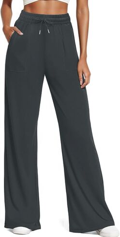 JEKAOYI Womens Casual Pants Lightweight Flowy Trousers for Spring Summer Daily Wear in Kuwait