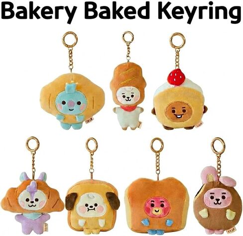 LINE FRIENDS BT21 - Bakery Plush Keychain in Kuwait