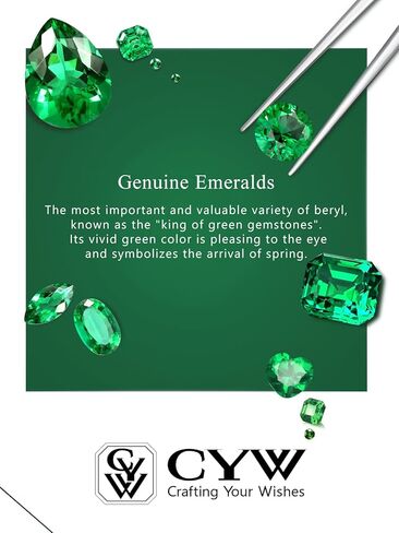Sapphire/Ruby/Emerald and Moissanite Square Stud Earrings for Women, Solid 925 Sterling Silver Hypoallergenic, Birthday Valentines Anniversary Mother's Day Ideal Gift for Her in Saudi Arabia