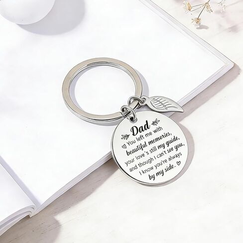 Memorial Gifts for Loss of Dad, Remembrance Sympathy Gifts for Loss of Loved One Dad Keychain, Bereavement Losses of Father Gift Idea Memory Gift for Losses Loved Ones In Memory of Dads in Saudi Arabia