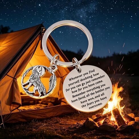 HUTIMY Wolf Gifts for Men Women Adults Him Her Viking Wolf Lovers Jewelry Wolf Keychain in Kuwait