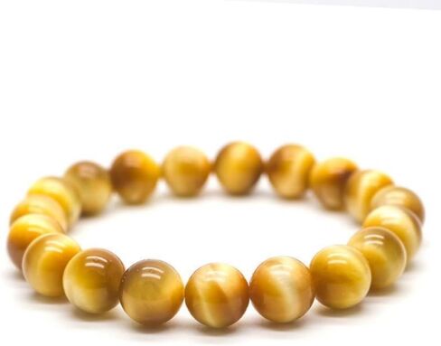 Natural Tiger's Eye Bracelet,Energy Gemstones,Onyx Beaded, amulet bracelet, good luck,healing bracelets, health energy bracelet,gift for men and women in Kuwait