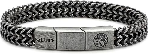 NORBU Men's Stainless Steel 8mm Franco Chain Bracelet, Double-Sided Engraved Bible Verse & Religious Icon, Saint Michael Defend Us Bracelet Christian Jewelry Faith Gift for Men Him Father's Day in Saudi Arabia