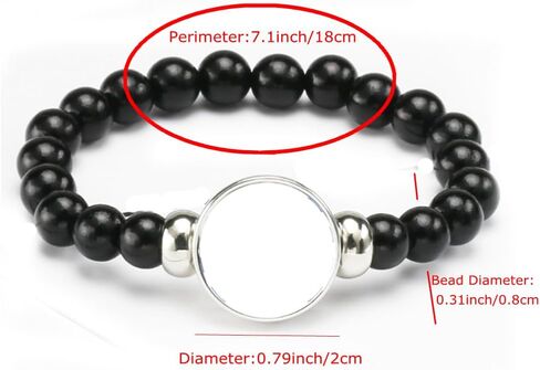 vmcoatdu National Emblem Bracelet Elastic Rope Beaded Coat of Arms Bracelet Support Your Country Travel Souvenir Gifts for Men Women in Kuwait