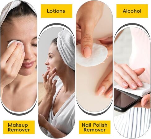 Glass Acetone Dispenser, Push Down Pump Alcohol Dispenser with Metal Cover, Nail Polish Remover Liquid Pump Cone Bottle Hand Pumping Rubbing Press Container, 6Oz / 180ml in Kuwait