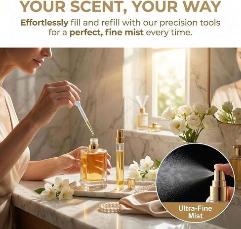 50Pcs 10ml Mini Spray Bottles, Empty Clear Glass Mist Spray Bottle Refillable Mini Perfume Atomizer Travel Sample Bottle Lids Fine Mist Perfume Atomizer Makeup Container in Saudi Arabia