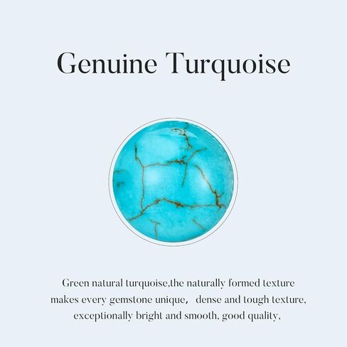 9x7mm Genuine Turquoise Rings for Women 925 Sterling Silver Native American Style Southwest Vintage Ring Jewelry for Her Wife Mom in Kuwait