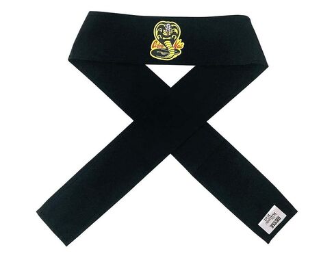 Ripple Junction Cobra Kai Headband Karate Dojo Logo Tie Back Costume Accessory Officially Licensed (Pack of 2) in Kuwait