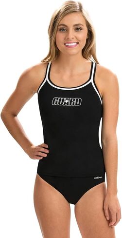 Dolfin Lifeguard Women's Solid Tankini Swimsuit Top in Saudi Arabia