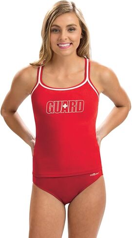 Dolfin Lifeguard Women's Solid Tankini Swimsuit Top in Saudi Arabia