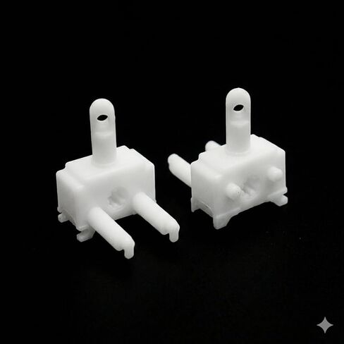 2 Pcs Universal Vertical Blinds Wand Control Replacement Rods - White Blind Opener Sticks with Integrated Hook - Capable of Tilting and Traversing for Child Safe Window Treatment Repair in Saudi Arabia
