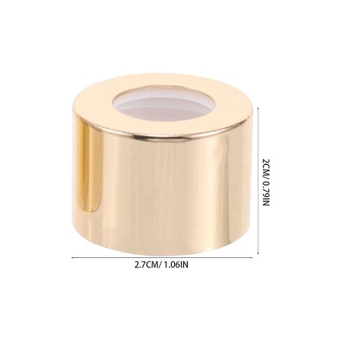 FOMIYES 10pcs Diy Reed Diffuser Replacement Lids Tooth Fragrance Bottle Caps Gold Leak Proof Glass Diffuser Bottle Stopper（1.06 x 1.06 x 0.78 inches） in Kuwait