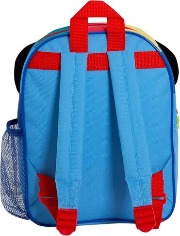 Disney Mickey Mouse Backpack Boys 3D Bag For Kids Travel Nursery School Rucksack, Multicolour, One Size in Saudi Arabia