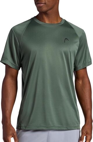 Head Men's Power House Crewneck Tee, Standard Fit, Lightweight, Raglan Sleeves in Kuwait