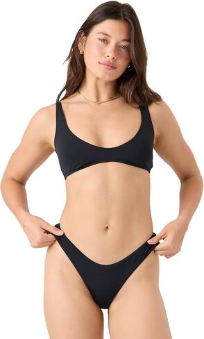 Roxy Women للنساء منخفضة الارتفاع ملابس السباحة ، سريعة الجفاف ، UPF 50+ حماية من أشعة الشمس ، الشاطئ ، حمام سباحة ، قاع ملابس السباحة in Kuwait