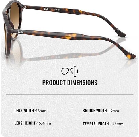 Ray-Ban RB2215F LOW BRIDGE FIT نظارة شمسية مربعة الشكل مع مجموعة نظارات RayBan الرسمية in Kuwait