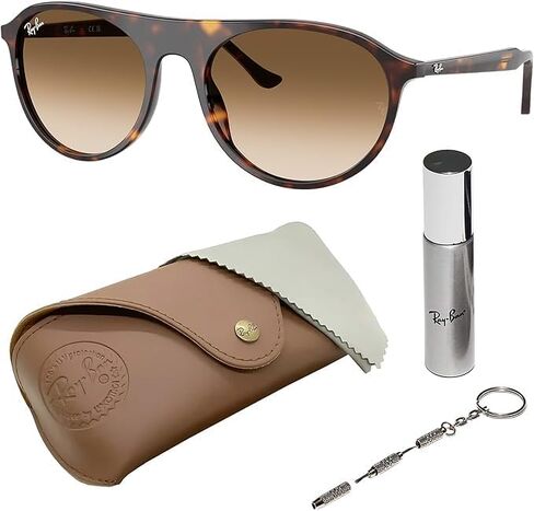 Ray-Ban RB2215F LOW BRIDGE FIT نظارة شمسية مربعة الشكل مع مجموعة نظارات RayBan الرسمية in Kuwait