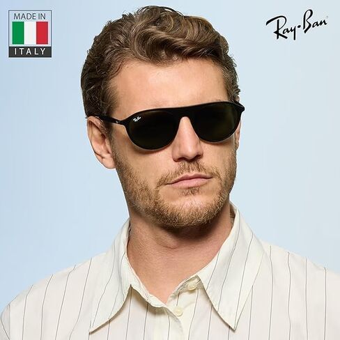 Ray-Ban RB2215F LOW BRIDGE FIT نظارة شمسية مربعة الشكل مع مجموعة نظارات RayBan الرسمية in Kuwait