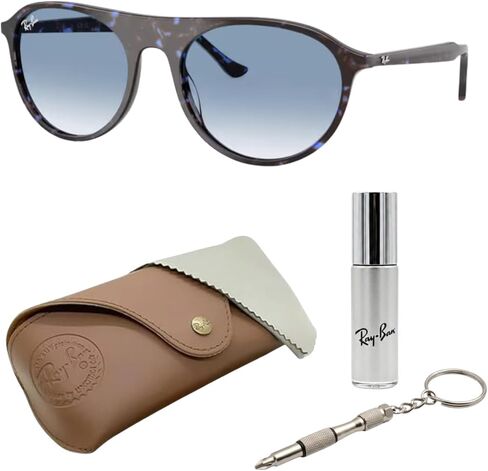 Ray-Ban RB2215F LOW BRIDGE FIT نظارة شمسية مربعة الشكل مع مجموعة نظارات RayBan الرسمية in Kuwait