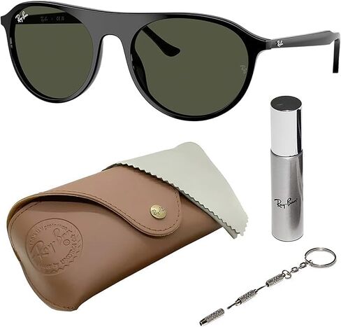 Ray-Ban RB2215F LOW BRIDGE FIT نظارة شمسية مربعة الشكل مع مجموعة نظارات RayBan الرسمية in Kuwait