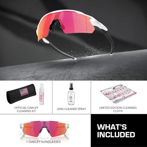 نظارات شمسية Oakley RADAR EV PITCH OO9211 على شكل درع مع مجموعة النظارات الرسمية in Kuwait