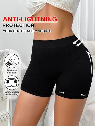 Control Brief for Women, High Waist Seamless Shaper, Tummy Control Anti Roll Safety Shorts in Kuwait