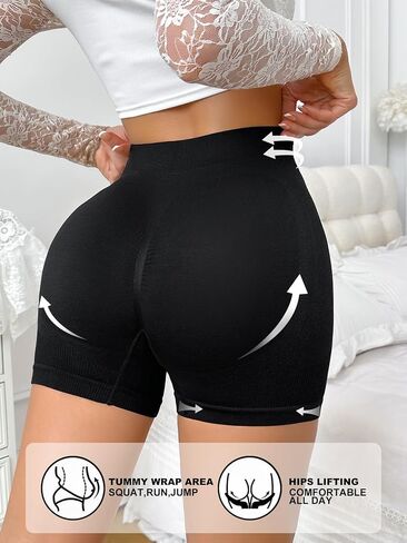 Control Brief for Women, High Waist Seamless Shaper, Tummy Control Anti Roll Safety Shorts in Kuwait