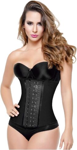 Ann Michell Waist Trainer w/ 3 Hooks (34/S, Black) in Saudi Arabia