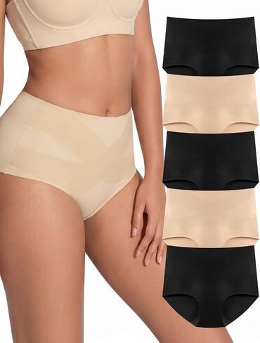 SheCurve Seamless Light Shaping Panties, Tummy Control Shapewear Underwear, Comfortable Body Shaper Short Brief in Kuwait